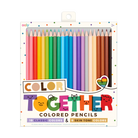 OOLY Color Together Colored Pencils Set of 24 (18 Classic & 6 Skin Tone Colors)