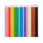 OOLY Color Together Colored Pencils Set of 24 (18 Classic & 6 Skin Tone Colors)