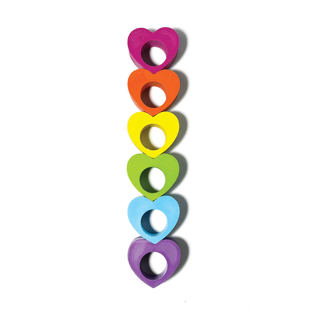 OOLY Heart Ring Crayons Set of 6