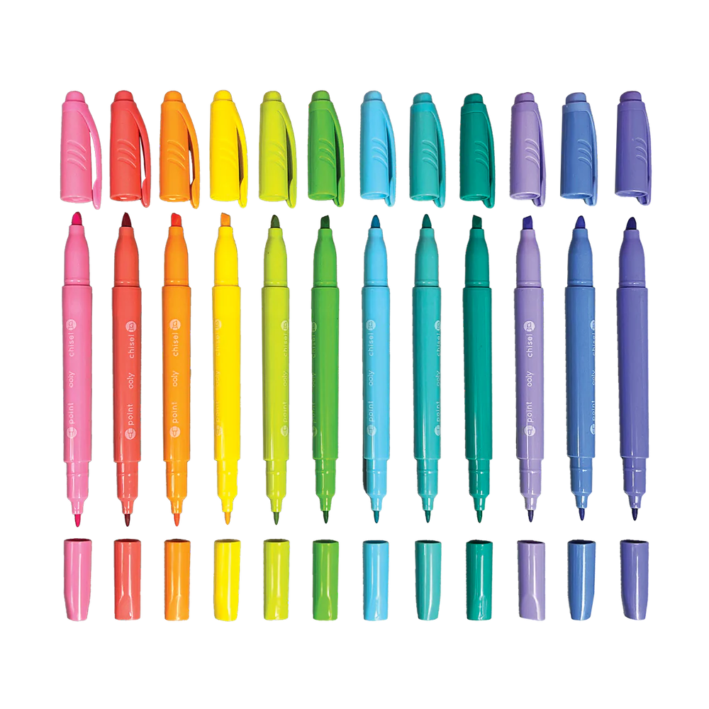 OOLY Pastel Hues Markers Set of 12