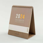 RHODIA 2025 Standing Flip Desk Calendar Taupe