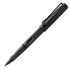 LAMY Safari Steel Black Fountain Pen-Medium