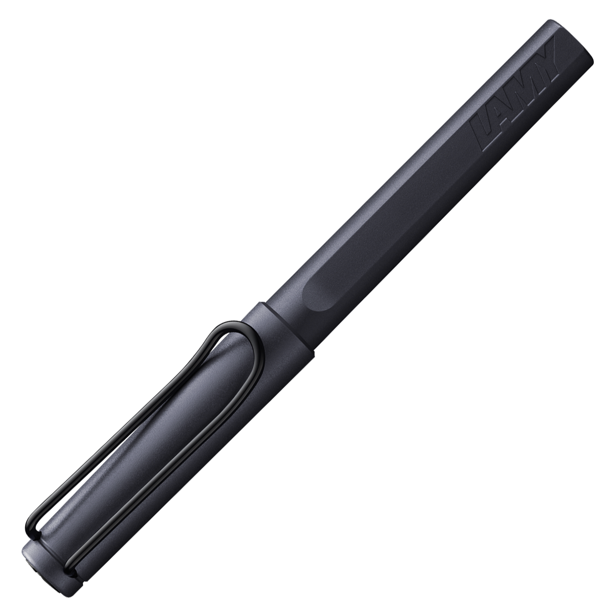 LAMY Safari Steel Black Rollerball Pen