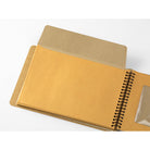 TRAVELERS Spiral Ring Notebook B6 Window Envelope