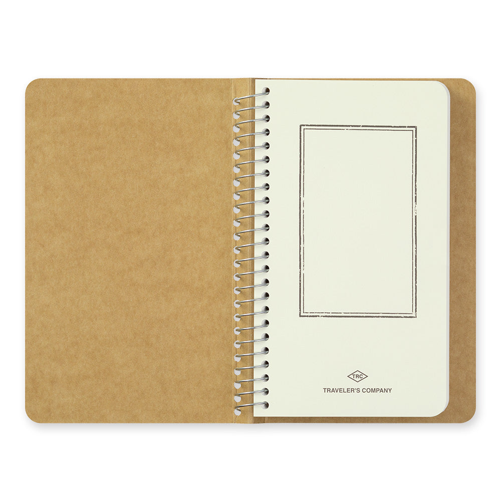 TRAVELERS Spiral Ring Notebook A6 Slim MD White