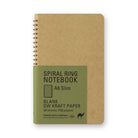 TRAVELERS Spiral Ring Notebook A6 Slim DW Kraft