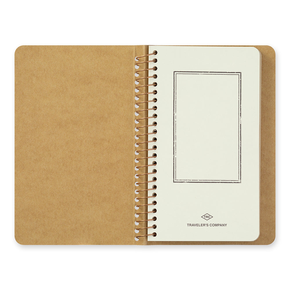 TRAVELERS Spiral Ring Notebook A6 Slim DW Kraft