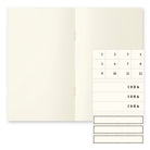 MIDORI MD Notebook Light B6 Slim Blank 3/pack A