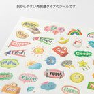 MIDORI Yuru Log Sticker 1-Sheet Feeling