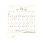 MIDORI 2025 Calendar Ring S Cat