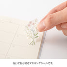 MIDORI Sticker 2639 Two Sheets Flower