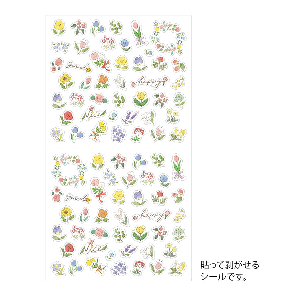 MIDORI Sticker 2682 Wild Flowers