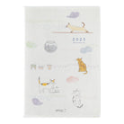 MIDORI 2025 Pocket Diary B6 Cat