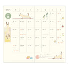 MIDORI 2025 Pocket Diary Slim Cat