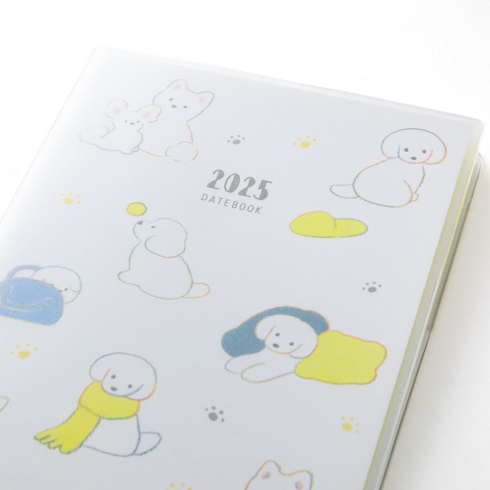 MIDORI 2025 Pocket Diary Slim Dog