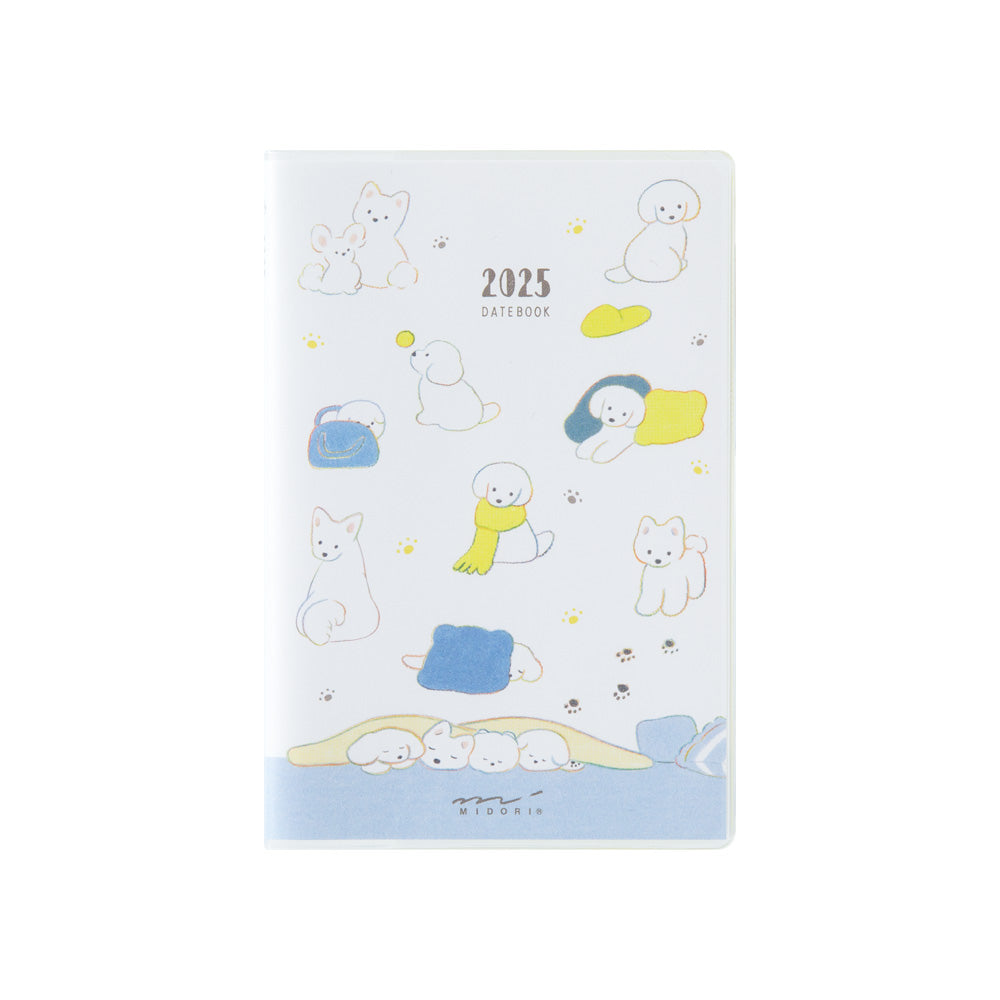 MIDORI 2025 Pocket Diary Mini Dog