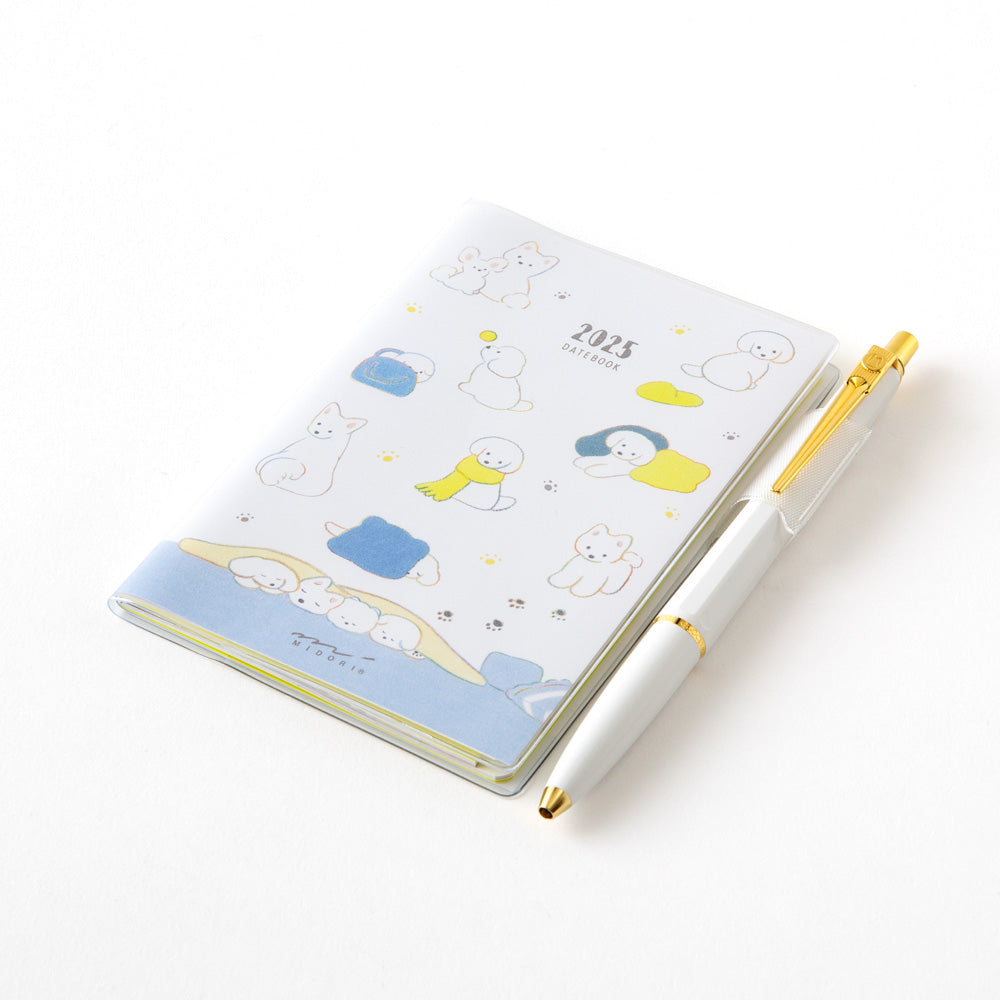 MIDORI 2025 Pocket Diary Mini Dog