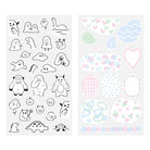 MIDORI Sticker 2643 Two Sheets Monster