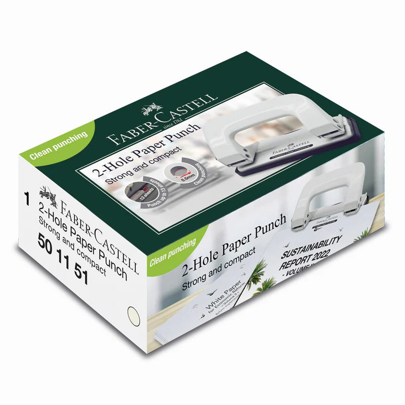 FABER-CASTELL Two Hole Punch 501151 White