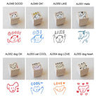 AJASSI Rubber Stamp Square Series Slice Of Bread