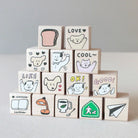 AJASSI Rubber Stamp Square Series Signboard