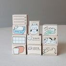 AJASSI Rubber Stamp Large Square Series DEAR