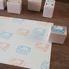 AJASSI Rubber Stamp Large Square Series DEAR