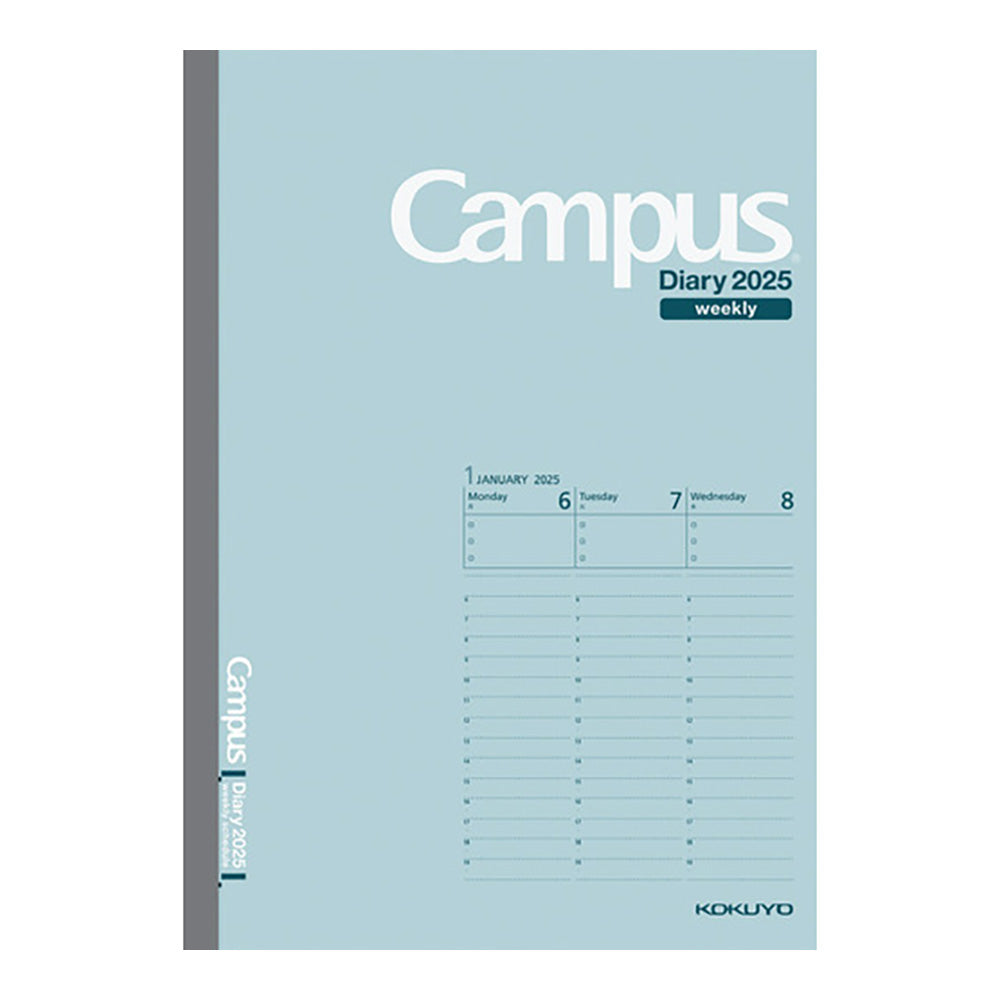 KOKUYO 2025 Campus Diary A5 Weekly Vertical Light Green