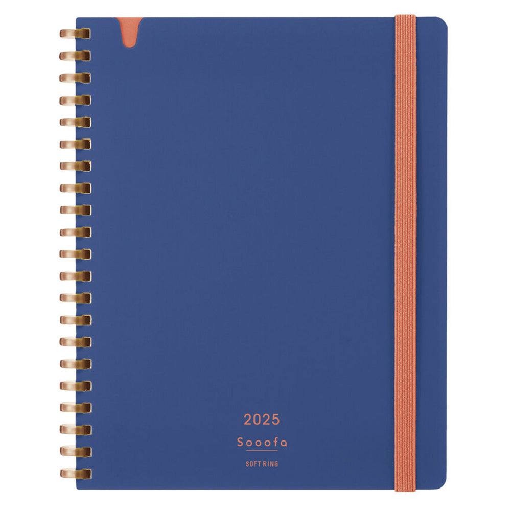 KOKUYO 2025 Soofa Soft Ring Diary B6 Navy