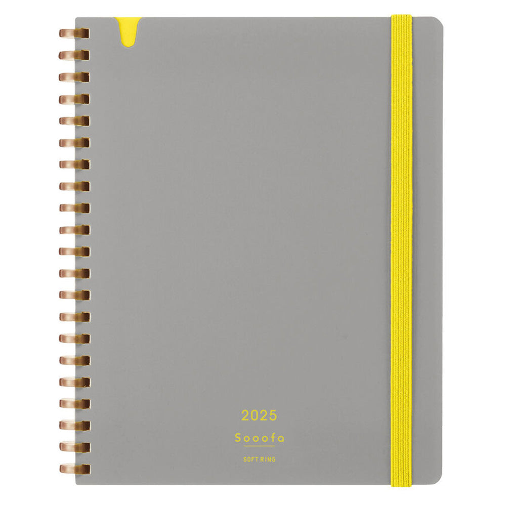 KOKUYO 2025 Soofa Soft Ring Diary B6 Grey