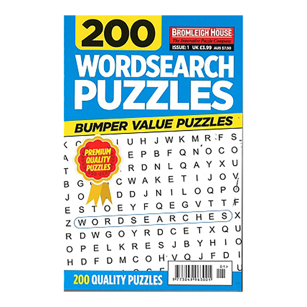 200 Wordsearch Puzzles