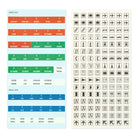 TRAVELERS Notebook 2025 Customized Sticker Set for Diary