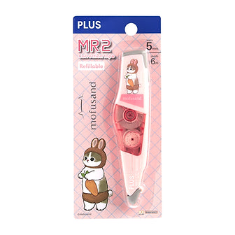 PLUS MR2 Correction Tape x Mofusand WH 645SS 5mmx6M Pink