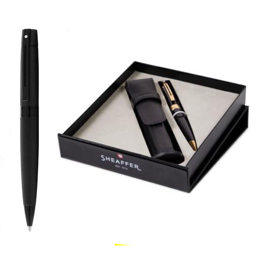 SHEAFFER 300 Ball Pen Gift Set with Pen Pouch 9343 Assorted