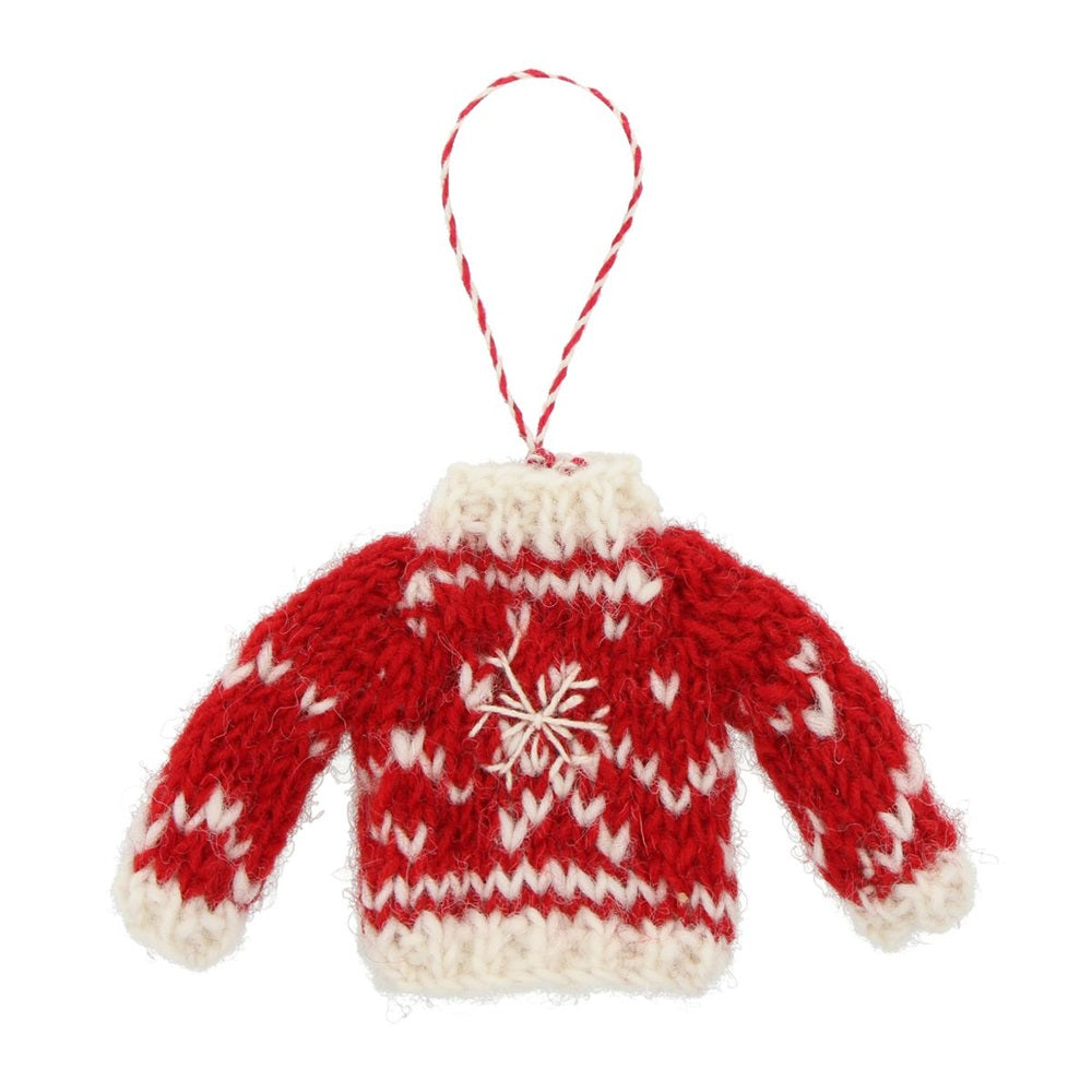 MARK'S Xmas Felt & Knit Ornament Sweater B