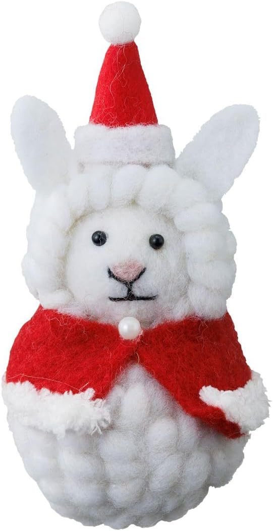 MARK'S Mocomoco Xmas Felt Mascot Snowman Rabbit Cape