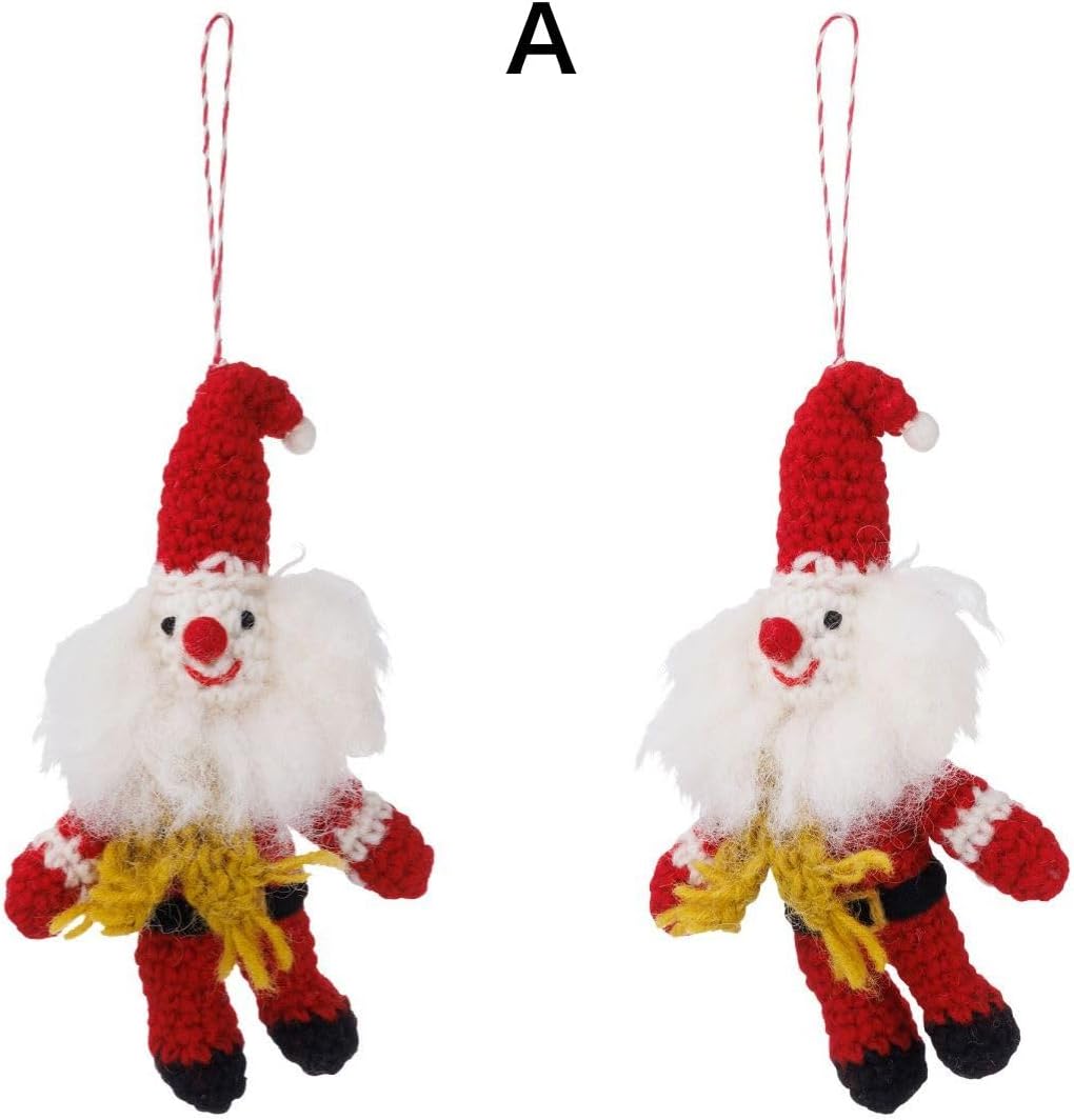 MARK'S Xmas Felt & Knit Ornament Mascot Santa Claus A