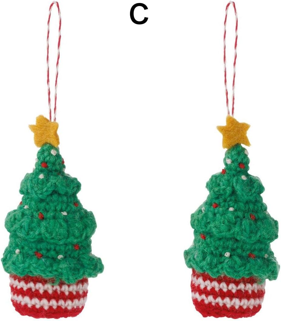 MARK'S Xmas Felt & Knit Ornament Mascot Tree