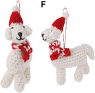 MARK'S Xmas Felt & Knit Ornament Mascot Dog