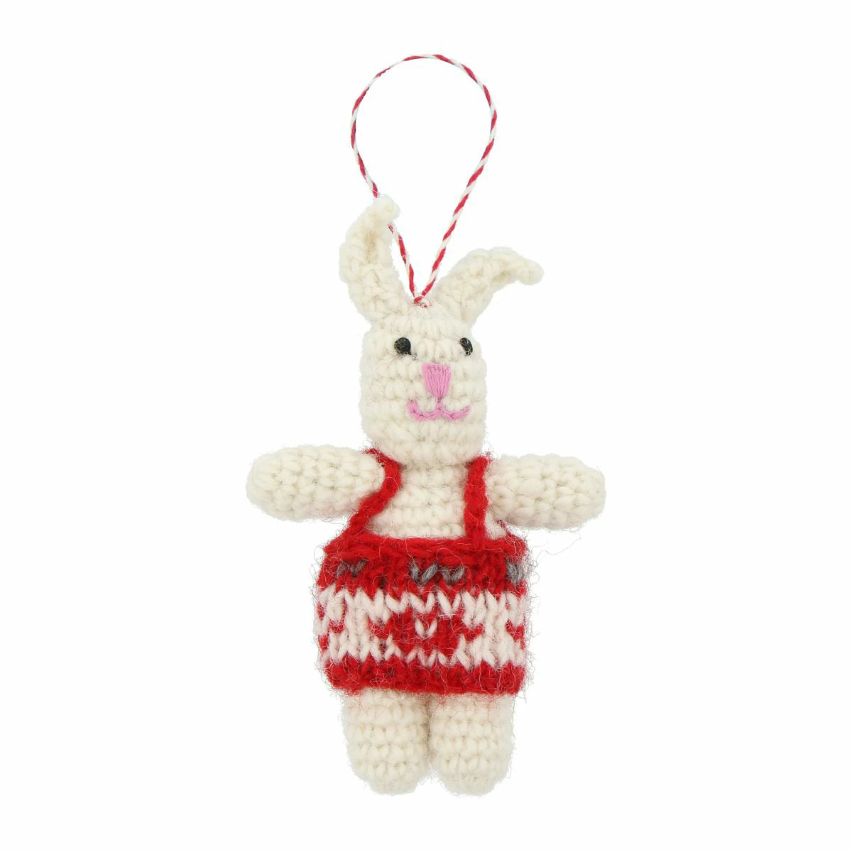 MARK'S Xmas Felt & Knit Ornament Mascot Rabbit