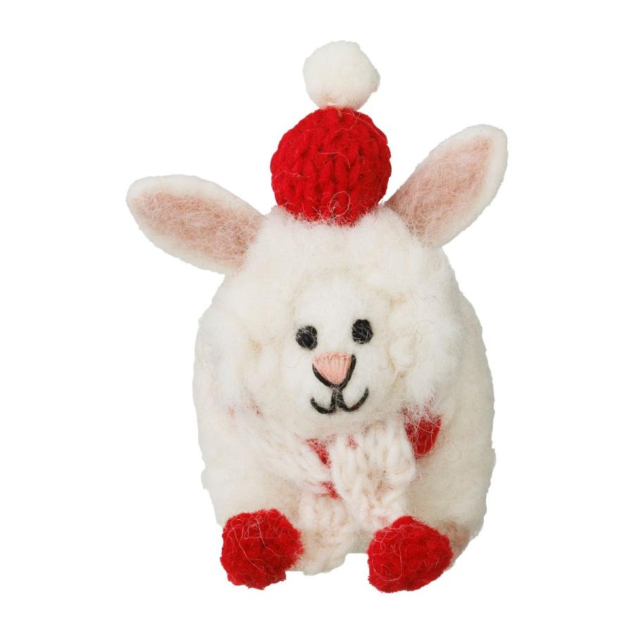 MARK'S Xmas Felt & Knit Object Animal Rabbit