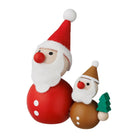 MARK'S Hracky Xmas Palm-Sized Doll Pair Santa Claus