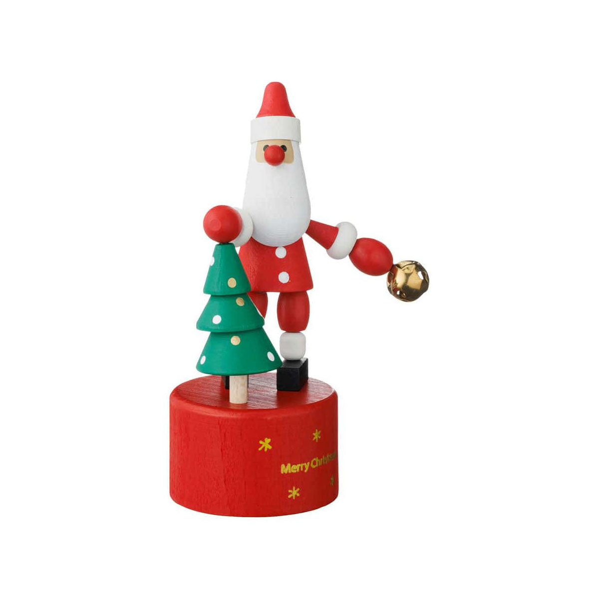 MARK'S Hracky Xmas Push Toy Santa Claus Tree