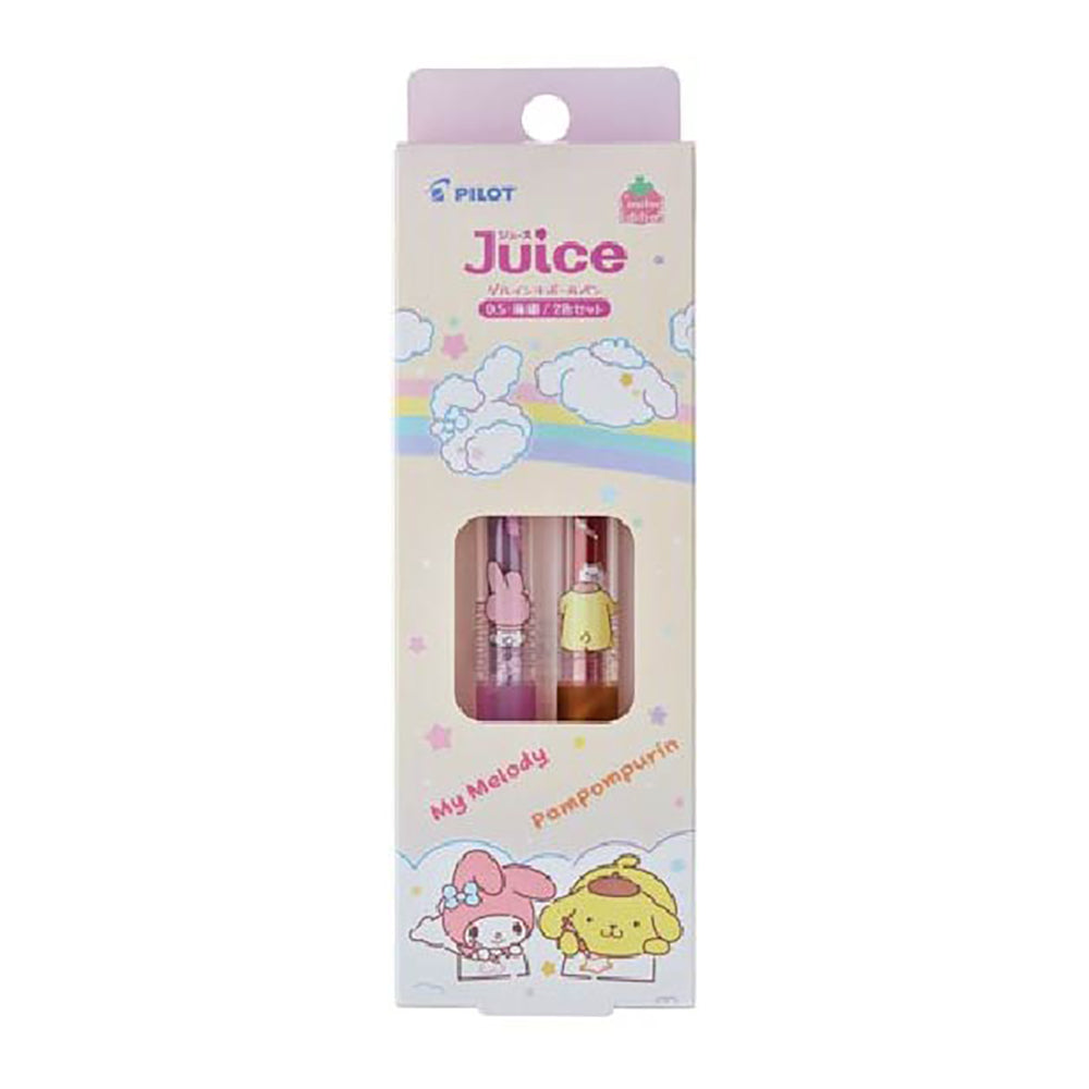 PILOT Juice Sanrio Limited Edition 2024 0.5mm Set of 2 My Melody/Pompompurin