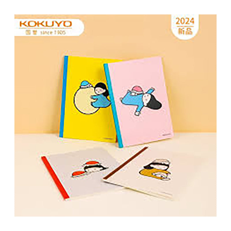 KOKUYO Illustrator Turtle And Girl Notebook A5 40s 8mm