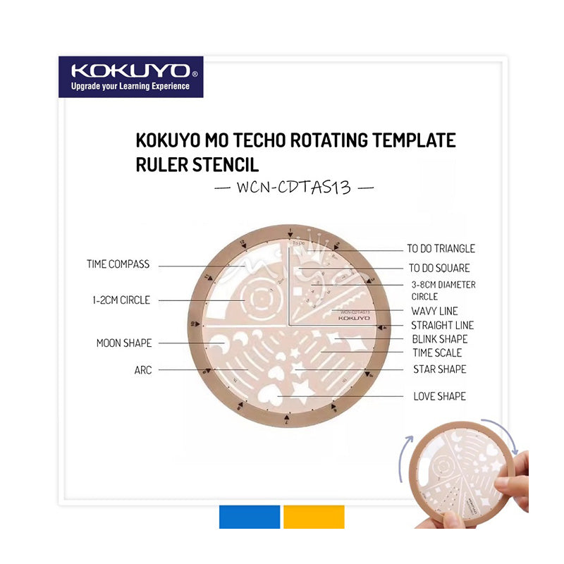 KOKUYO MO Series Stencil Template Round