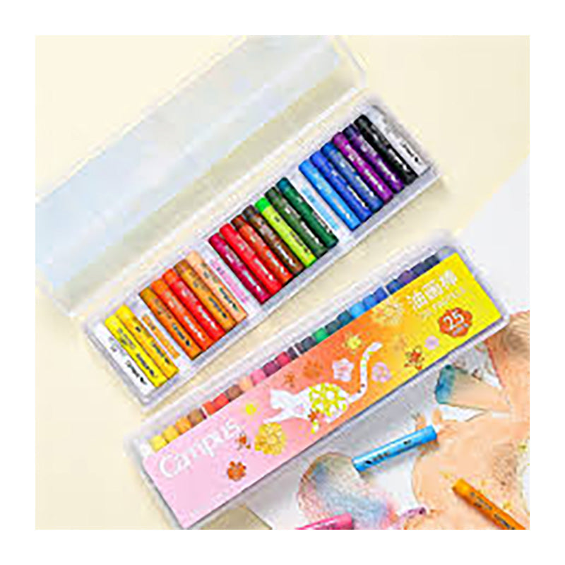 KOKUYO Campus Oil Pastel 25 Colors Set Pink