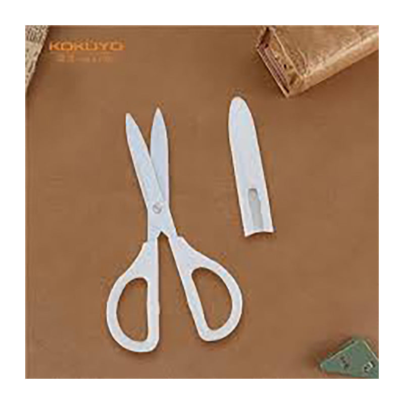 KOKUYO Saxa Scissors Fluorine-Coated HS250 White