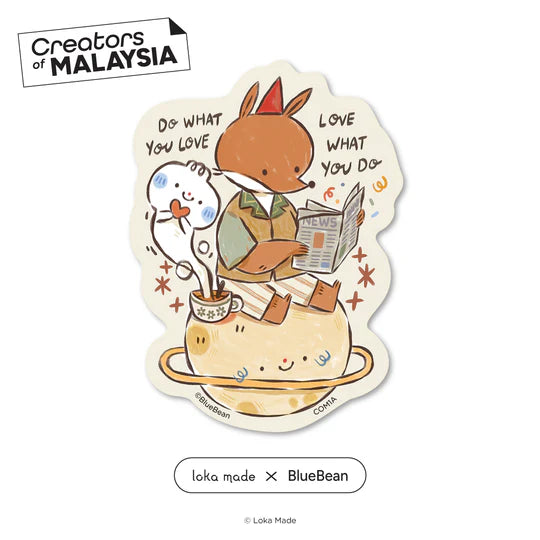 LOKAMADE Luggage Sticker : Creators of Malaysia BlueBean / A