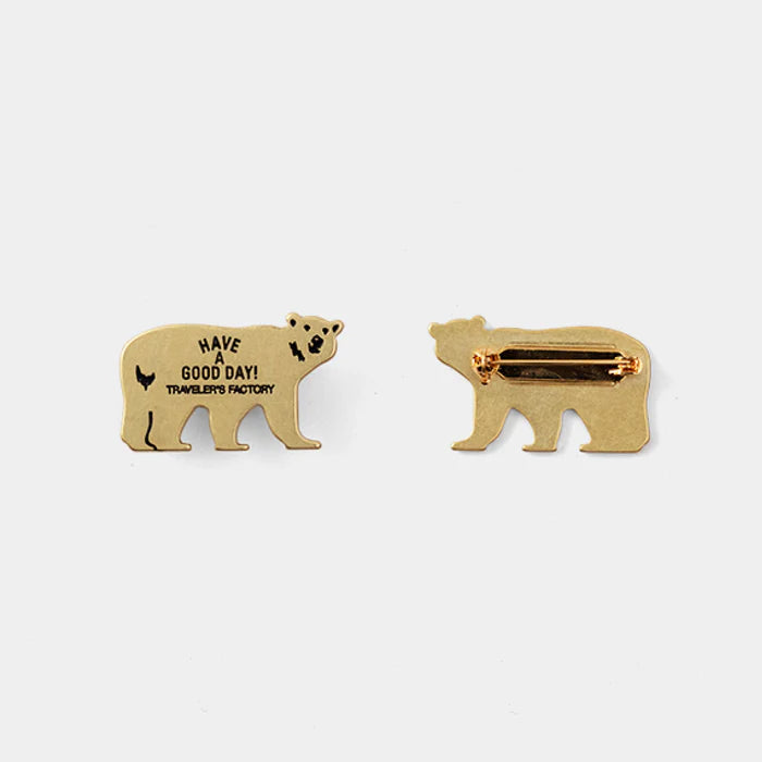 TRAVELERS FACTORY Brass Badge Bear